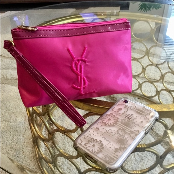 Yves Saint Laurent Handbags - YVES SAINT LAURENT NYLON POUCH